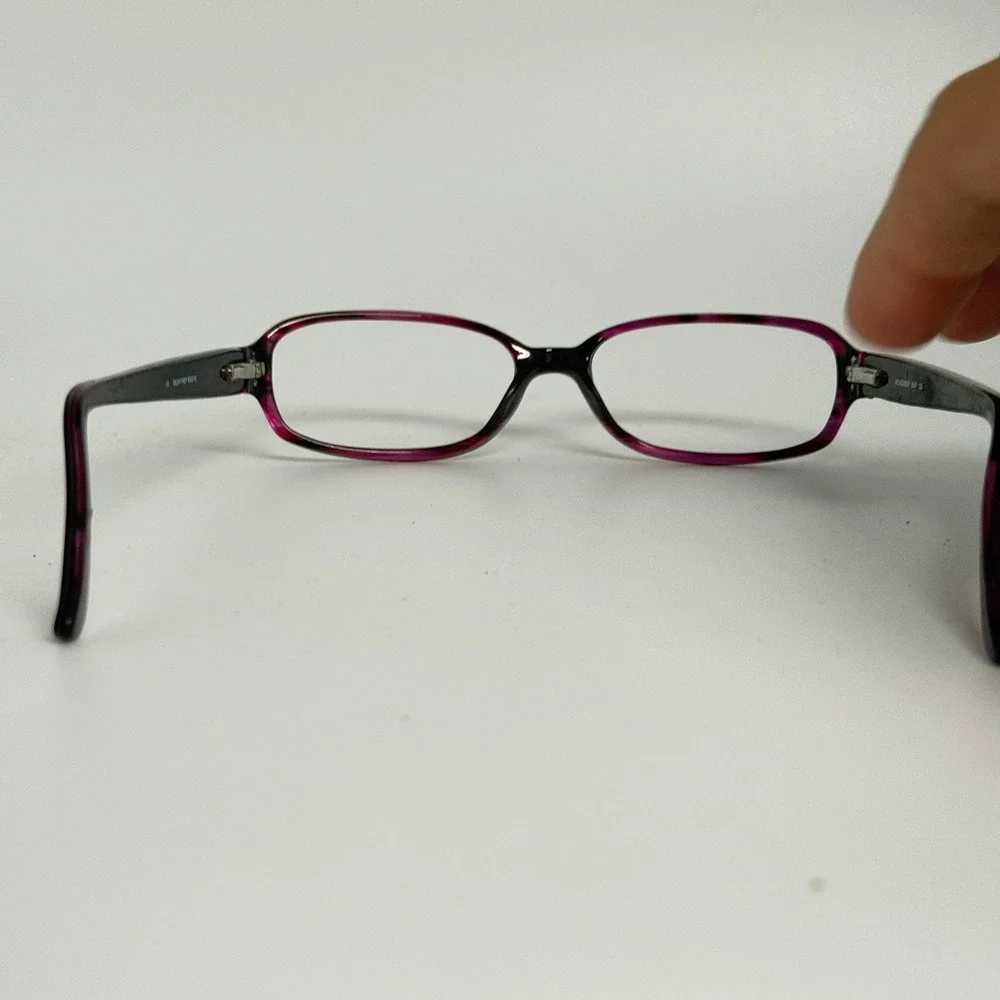Geoffrey Beene Remember BUR 135 Burgundy Black Rectangle Eyeglasses Frames 135mm